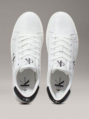 Calvin klein jeans white shoes best sale