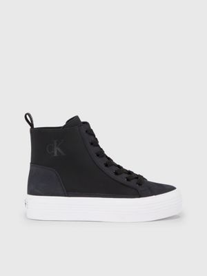 High top sneakers met plateauzool Calvin Klein YW0YW01270BEH