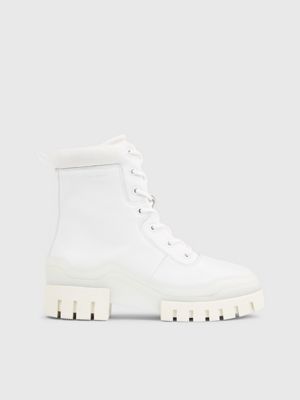 Calvin klein white outlet booties