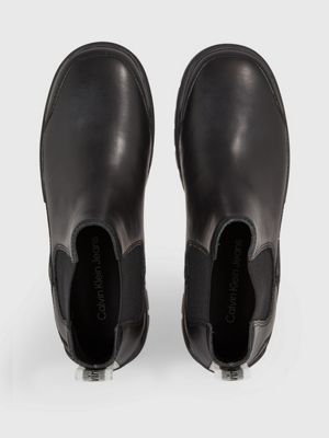 Calvin klein men's corin deals leather chelsea boots