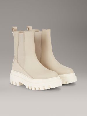 Calvin klein keigan box leather outlet boots