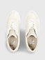 eggshell/creamy white leather platform trainers for women calvin klein jeans