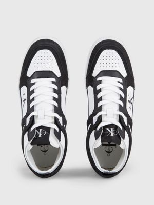 Leather High-Top Trainers Calvin Klein® | YW0YW013000GM