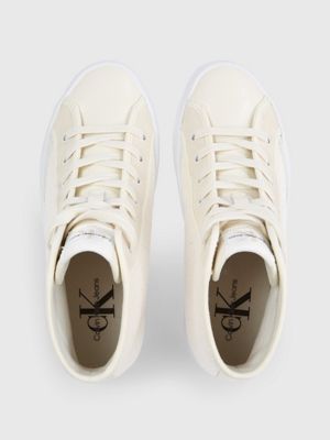 Calvin klein white hot sale high tops