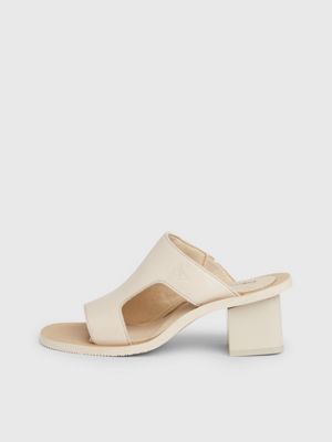 Ledersandalen mit Absatz Calvin Klein® | YW0YW01341ACF