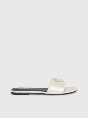 Flat slide with Gancini ornament, Sandals & Espadrilles