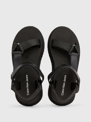 black webbing sandals for women calvin klein jeans