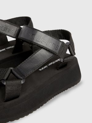 black webbing sandals for women calvin klein jeans