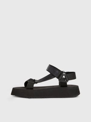 black webbing sandals for women calvin klein jeans