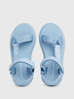 dusk blue webbing sandals for women calvin klein jeans