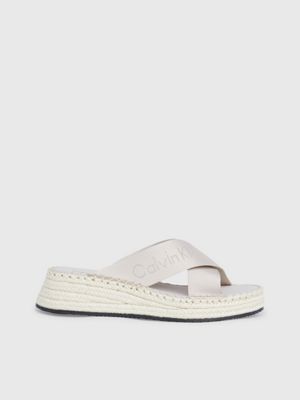 Espadrille Wedge Sandals Calvin Klein YW0YW01364ACF