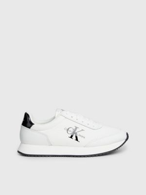 Calvin Klein - Zapatillas Mujer Classic Cupsole Lace Up 1269 Bright White  Black - Ryses