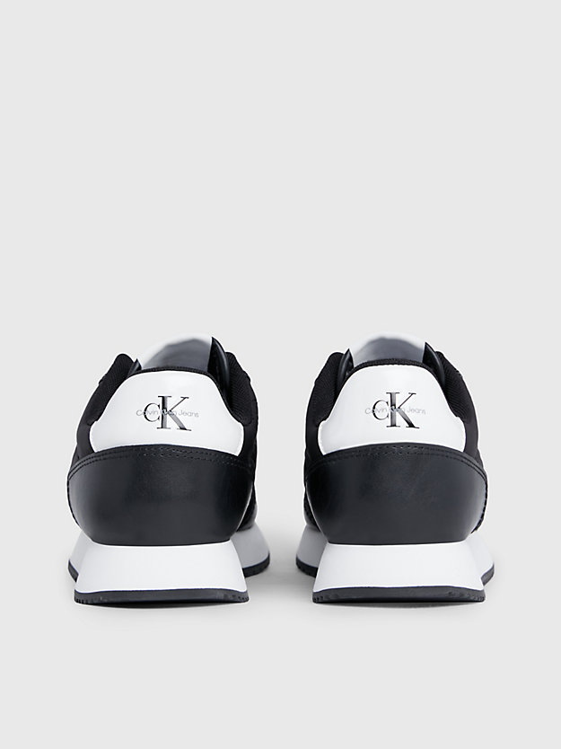 baskets avec logo black/bright white pour femmes calvin klein jeans