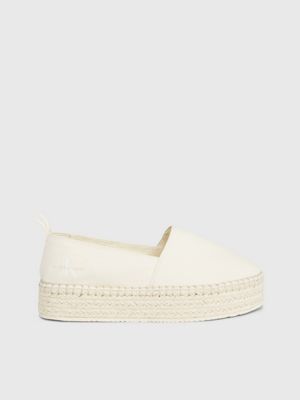 Espadrilles plateforme en toile Calvin Klein YW0YW013780F9