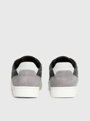 black/stormfront canvas trainers for women calvin klein jeans