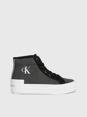 Calvin klein high top hot sale trainers