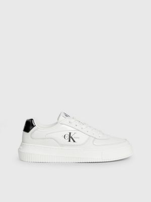 Calvin Klein - Zapatillas Mujer Classic Cupsole Lace Up 1269 Bright White  Black - Ryses