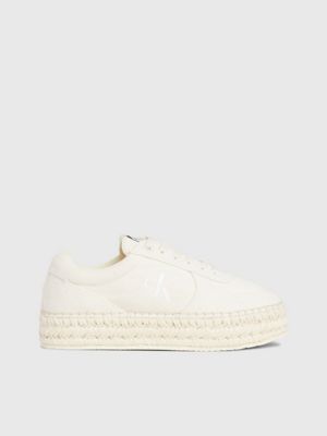 Calvin klein witte online sneakers