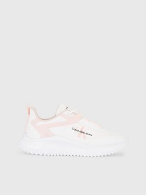 White calvin hotsell klein trainers