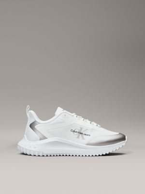 white ripstop trainers for women calvin klein jeans