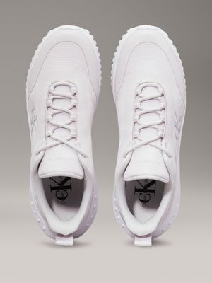 lilac ash/bright white ripstop trainers for women calvin klein jeans