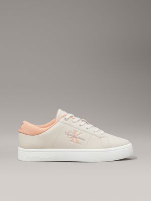 white leather trainers for women calvin klein jeans