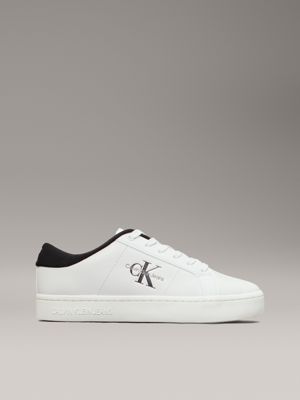 Calvin klein shoes men on sale white