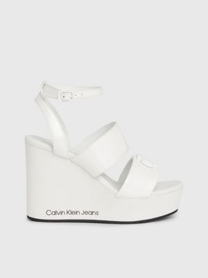 Calvin Klein Jeans HW0HW01635YBJ Branco - Sapatos Sandálias Mulher 139,90 €