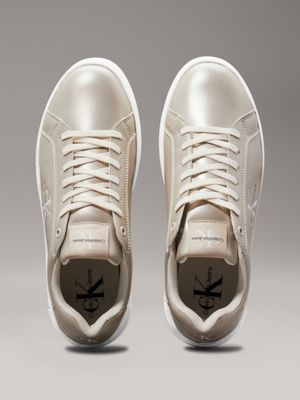 Calvin klein metallic sneakers hotsell