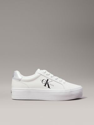 Ck white trainers hotsell