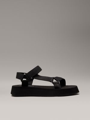 black webbing sandals for women calvin klein jeans