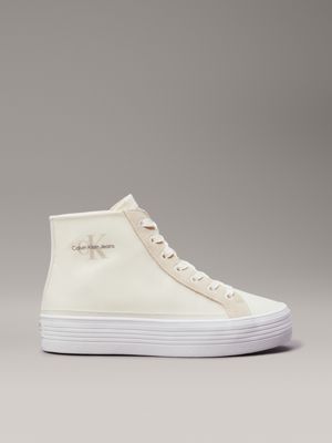 Canvas Platform Trainers Calvin Klein YW0YW014650F8