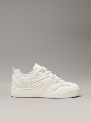 white high-top trainers for women calvin klein jeans