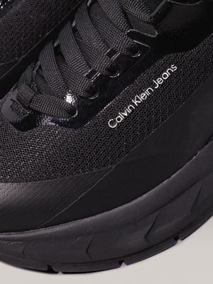 black high-top wedge trainers for women calvin klein jeans