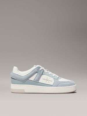 beige leather trainers for women calvin klein jeans