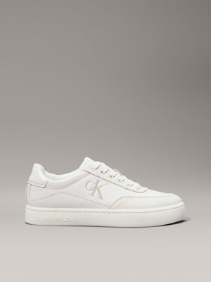 Calvin klein womens trainers white hotsell