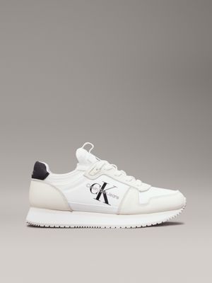 white leather trainers for women calvin klein jeans