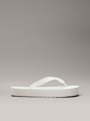 black platform flip flops for women calvin klein jeans