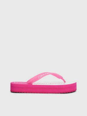  platform flip flops for women calvin klein jeans