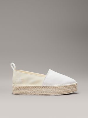 beige platform espadrilles for women calvin klein jeans