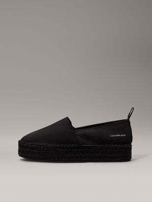 black platform espadrilles for women calvin klein jeans