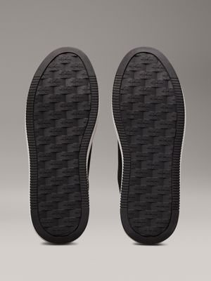 black silver leather platform trainers for women calvin klein jeans