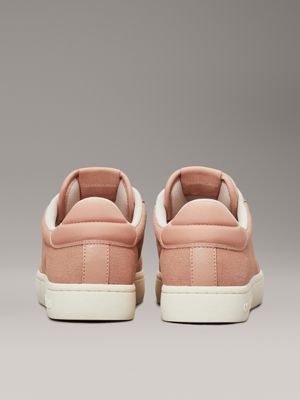 tuscany/eggshell canvas trainers for women calvin klein jeans