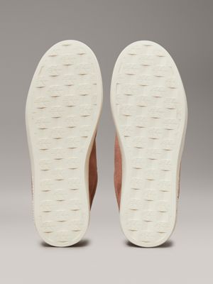 tuscany/eggshell canvas trainers for women calvin klein jeans