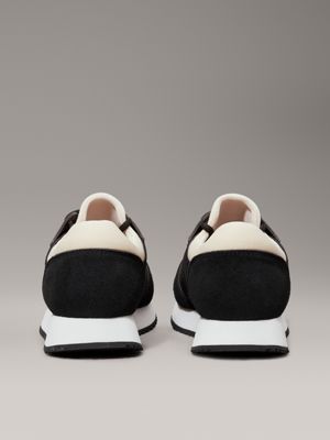 black/tapioca trainers for women calvin klein jeans