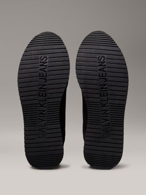 black/tapioca trainers for women calvin klein jeans