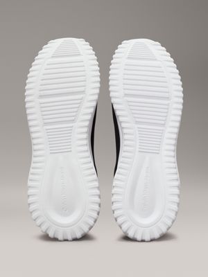 sneaker in ripstop black/bright white da donne calvin klein jeans