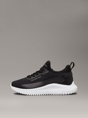 black/bright white ripstop trainers for women calvin klein jeans