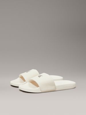 turtledove logo sliders for women calvin klein jeans