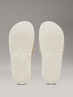 turtledove logo sliders for women calvin klein jeans